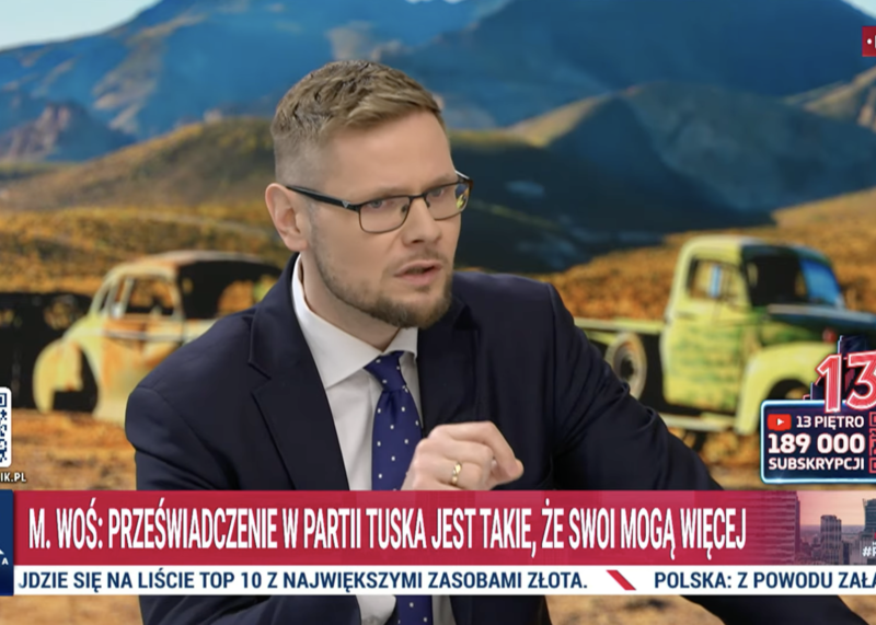 Michał Woś ostro o sądach i działaniach rządu Tuska