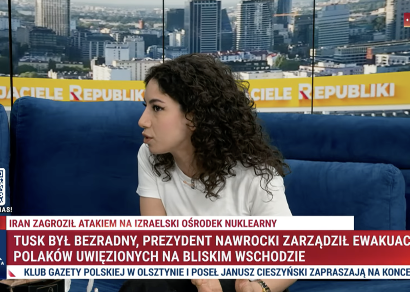 Iranka w Republice o wojnie i reżimie w Iranie
