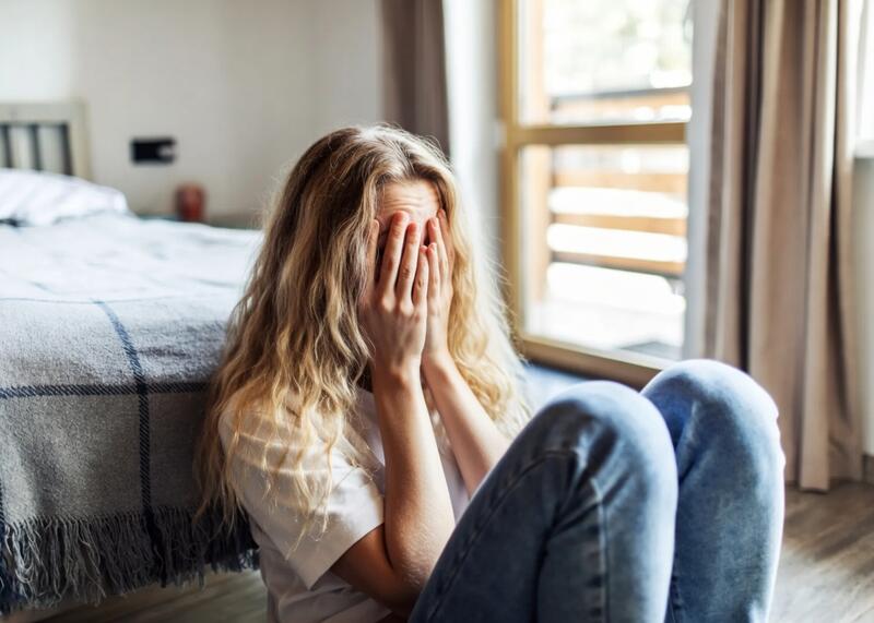 załamana kobieta
