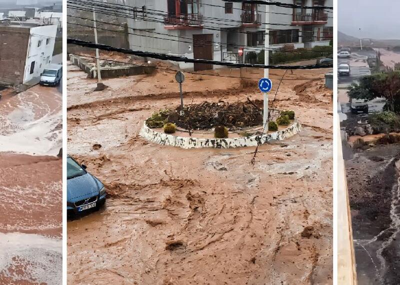 powodzie i osuwiska na Wyspach Kanaryjskich