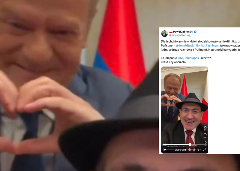 Jabłoński punktuje hipokryzję Tuska ws. Putina