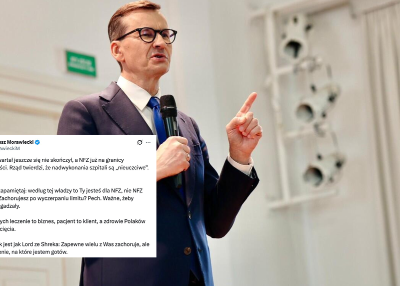 NFZ na skraju upadku. Morawiecki uderza w rząd