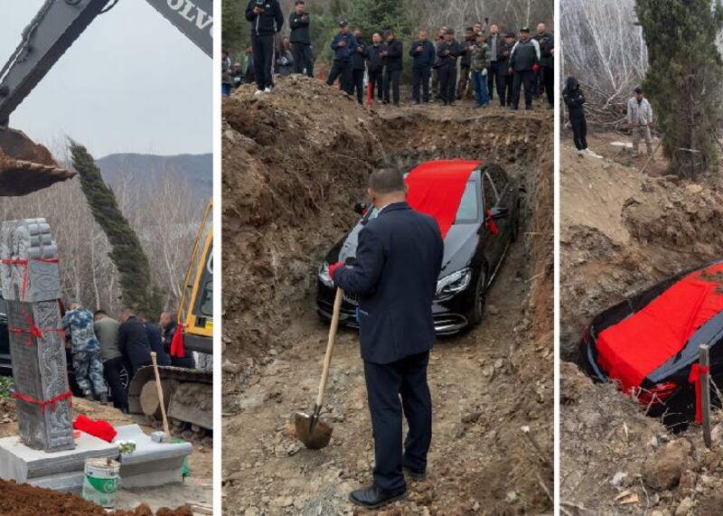 pochówek z mercedesem