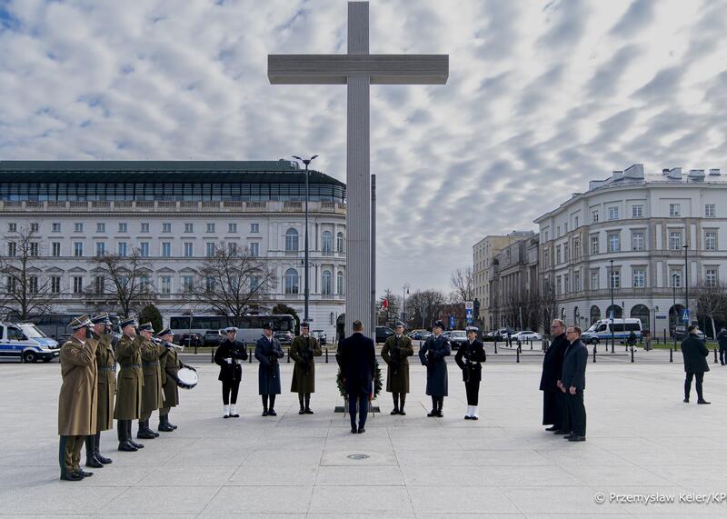 Nawrocki oddał hołd papieżowi. Mocne słowa o Polsce i wolności