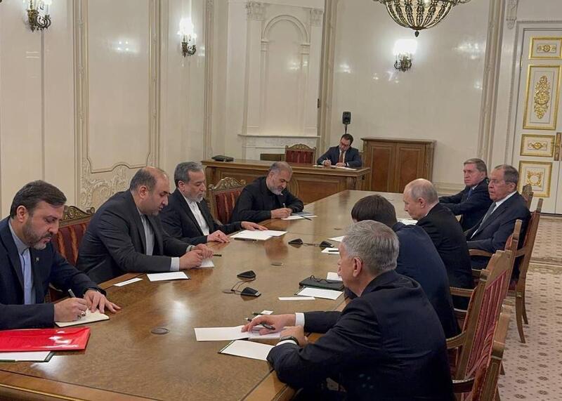 spotkanie MSZ Iranu z dyktatorem Rosji