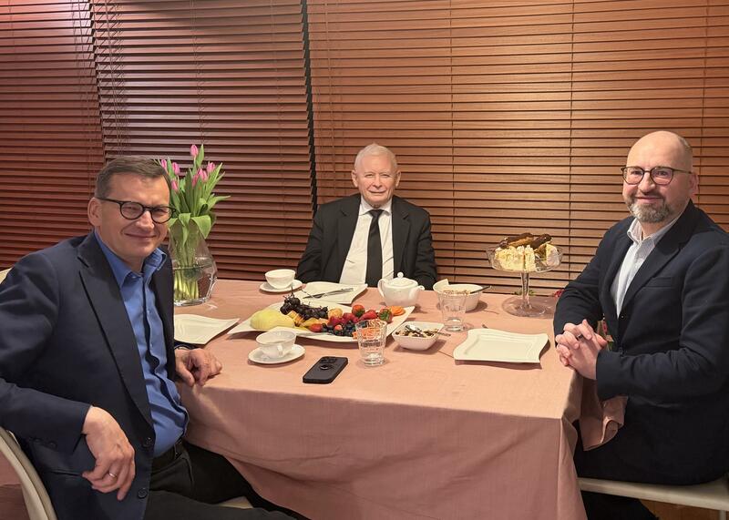 spotkanie Kaczyński - Morawiecki