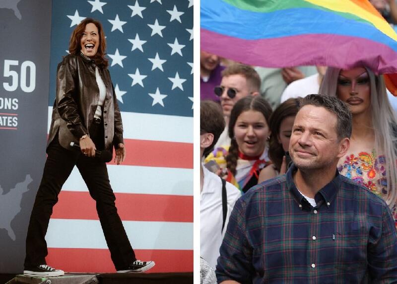 Kamala Harris i Rafał Trzaskowski