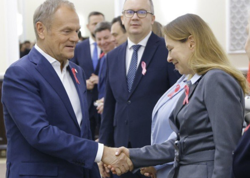 Donald Tusk i Katarzyna Pełczyńska-Nałęcz