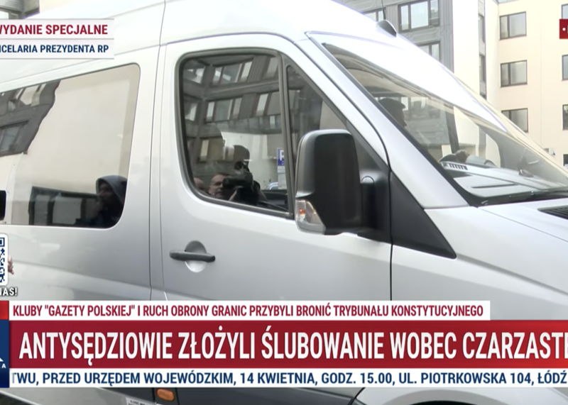 Uzurpatorzy składają akty pseudoślubowania. Nowy etap konfliktu o Trybunał