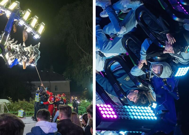 awaria karuzeli w Rumunii