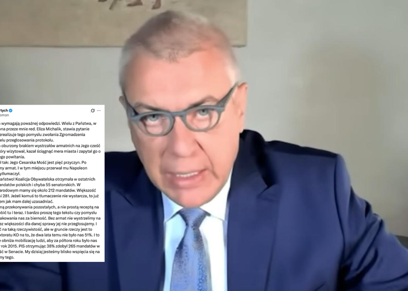 Giertych tłumaczy brak działań KO po wyborach