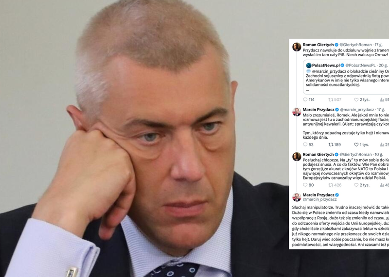 Ostra wymiana zdań między Przydaczem i Giertychem