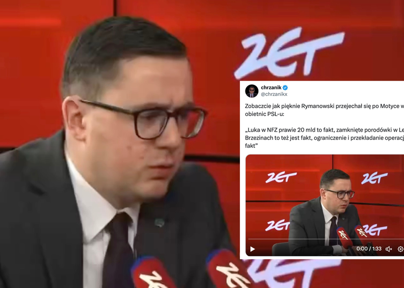 Rymanowski punktuje ministra PSL w sprawie służby zdrowia