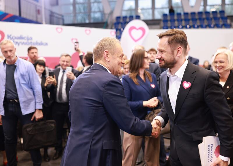 Aleksander Miszalski i Donald Tusk