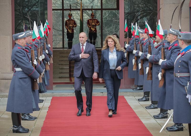Rumen Radev i Iliana Iotova