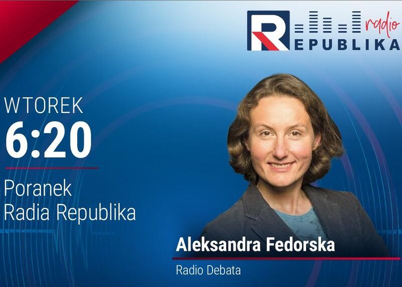 Aleksandra Fedorska w Radiu Republika