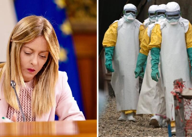 Giorgia Meloni, wirus Ebola