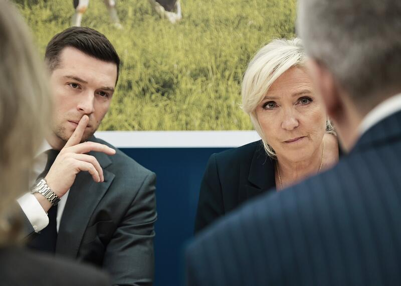 Jordan Bardella i Marine Le Pen
