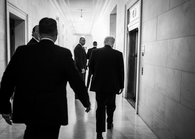 spotkanie Trumpa z doradcami