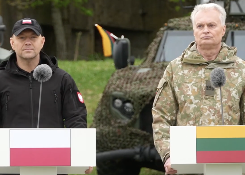 Nawrocki na Litwie o bezpieczeństwie NATO