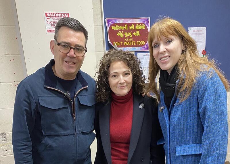 Andy Burnham i Angela Rayner