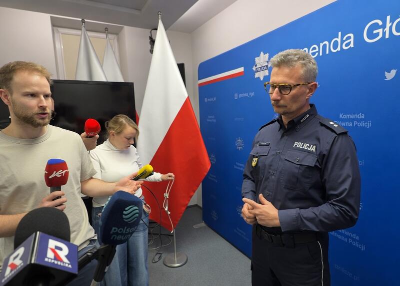 konferencja policji
