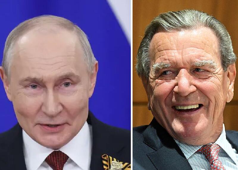 Putin i Schroeder