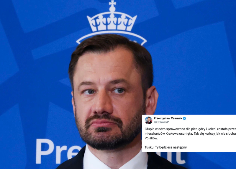 Przemysław Czarnek o referendum w Krakowie
