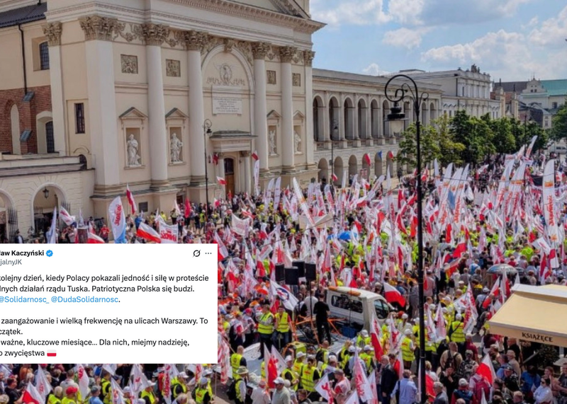 Kaczyński po marszu PiS: „Patriotyczna Polska się budzi”