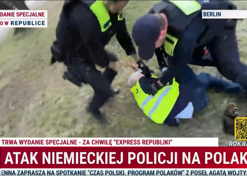 Niemcy pobili Polaków