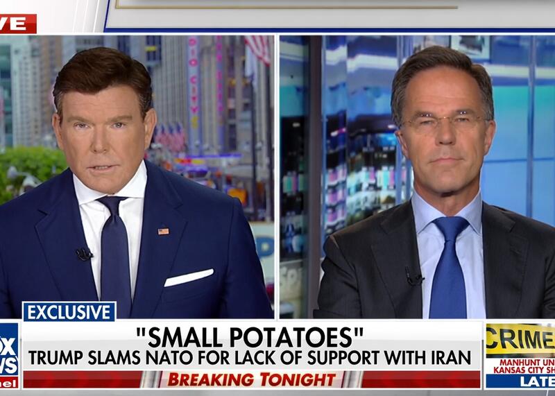 Mark Rutte w Fox News