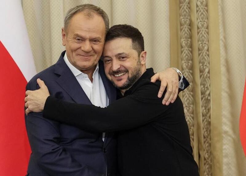 Tusk i Zełenski