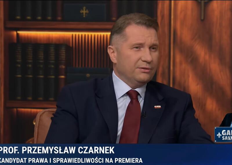 Przemysław Czarnek, Prawo i Sprawiedliwość, Gabinet Sakiewicza