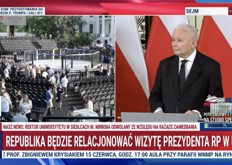 Kaczyński alarmuje: „To jest władza zewnętrzna”