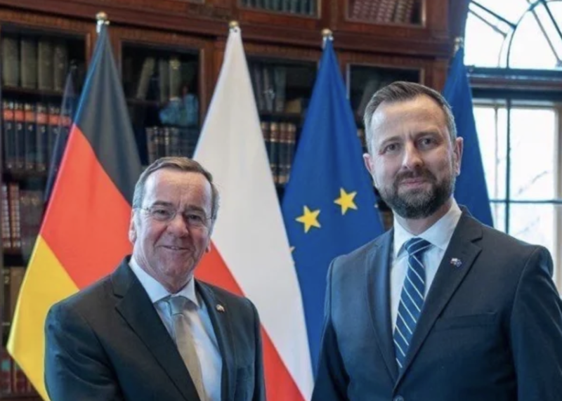 Boris Pistorius i Władysław Kosiniak Kamysz