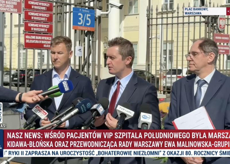 Kaleta żąda dymisji po aferze w Szpitalu Południowym