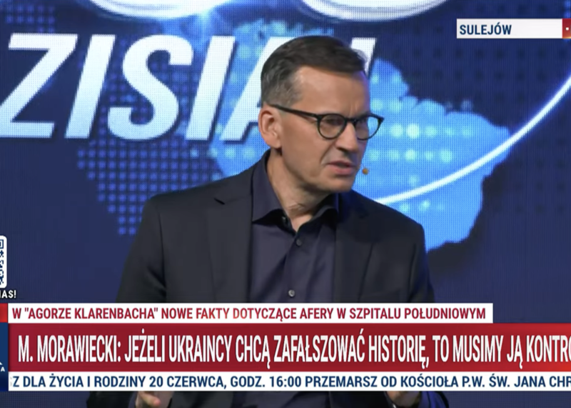 Morawiecki o Ukrainie, Rosji i aferze w służbie zdrowia