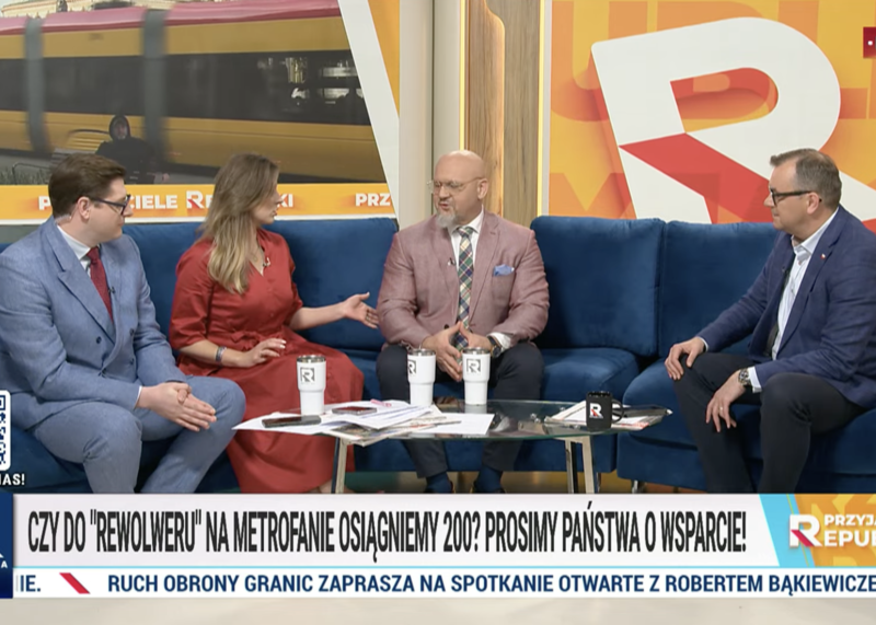 Paweł Sałek w Republice
