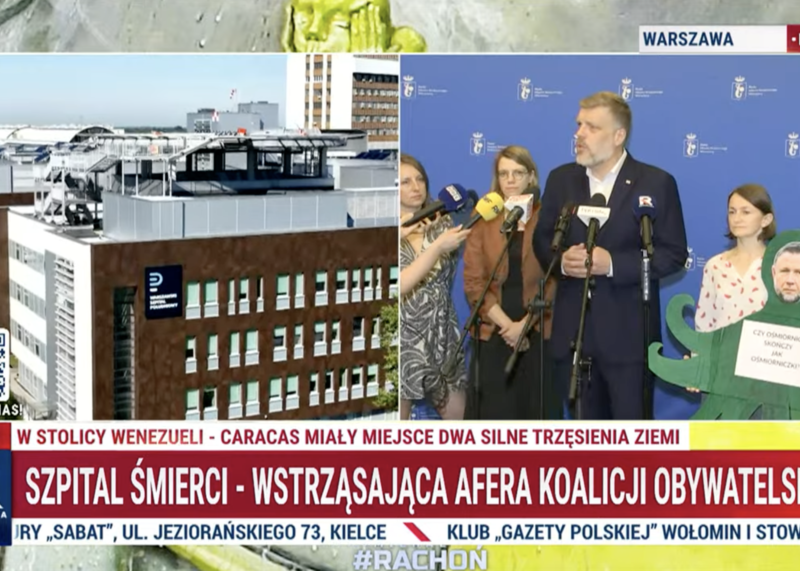 Zandberg uderza w Trzaskowskiego ws. Szpitala Południowego