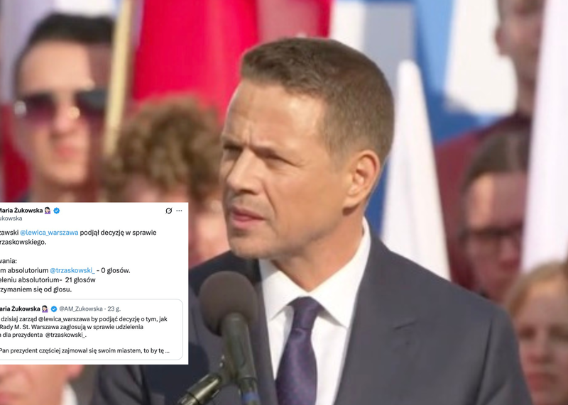Lewica przeciw absolutorium dla Trzaskowskiego