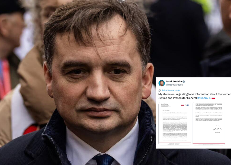 Jacek Ozdoba broni Zbigniewa Ziobry