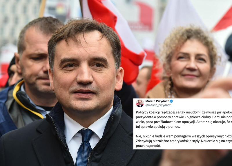 Przydacz ostro odpowiada Sikorskiemu w sprawie Zbigniewa Ziobry