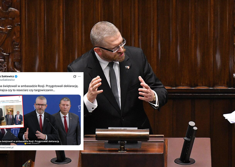 Mocne słowa Sakiewicza o ludziach Brauna. Poszli do ambasady Rosji