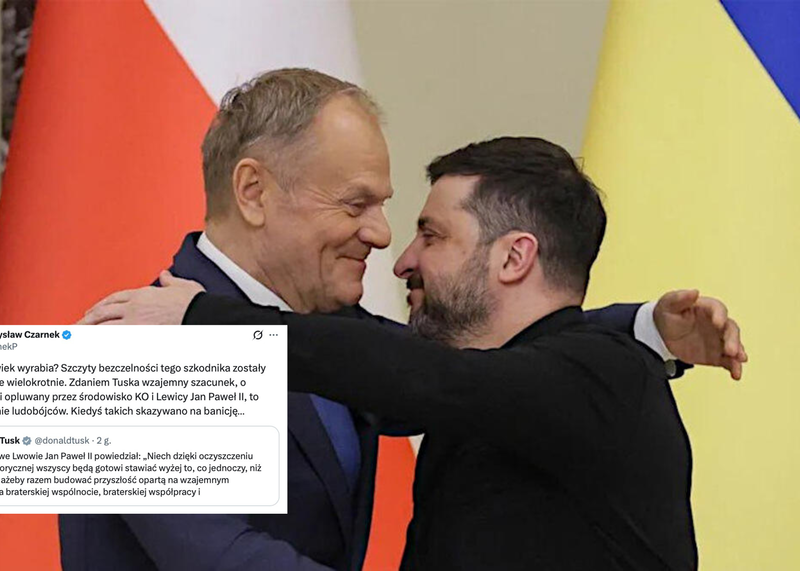 Czarnek ostro odpowiada Tuskowi w sprawie Zełenskiego