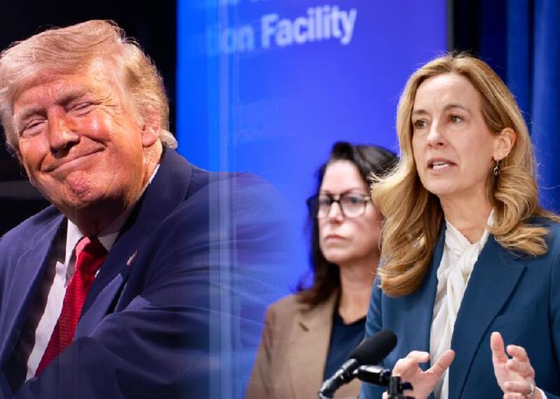 Donald Trump i Mikie Sherrill