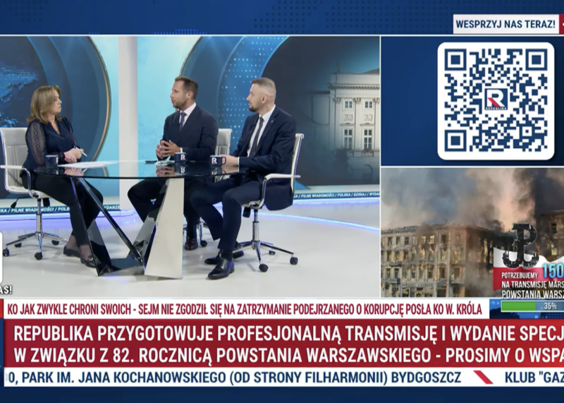 Rosyjska rakieta w Polsce. Goście Danuty Holeckiej: „To pokazuje, że mamy zupełnie bezradny rząd”