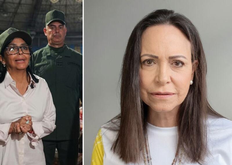 Delcy Rodriguez i Maria Corina Machado