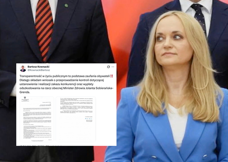 Kownacki chce kontroli ws. minister zdrowia