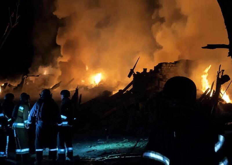 Zaporoże po nocnym ataku Rosjan
