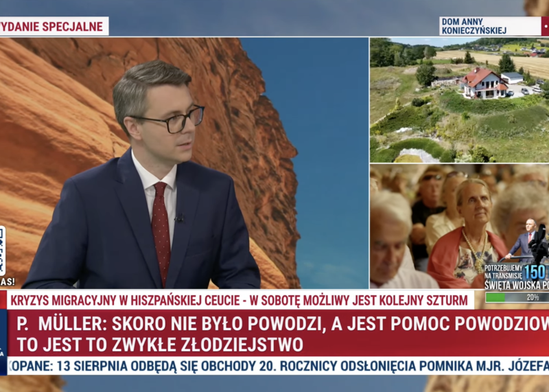 Piotr Müller komentuje nieprawidłowości przy rządowej pomocy dla powodzian